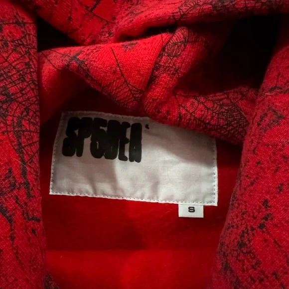 sp5der RED TREE CAMO HOODIE s SP5DER OG tree camo hoodie